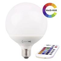 LightMe LM85195 LED-lamp Energielabel G (A - G) E27 Globe 10 W = 60 W RGBW (Ø x l) 120 mm x 156 mm Colorchanging, Incl. afstandsbediening 1 stuk(s) - thumbnail