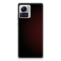 Motorola Moto X30 Pro TPU bumper Geruit Rood - thumbnail