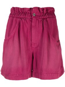 MARANT ÉTOILE short Titea à taille froncée - Rose