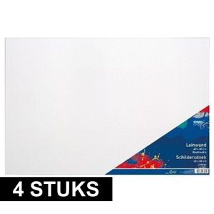 4x Canvas schildersdoeken 40 x 60 cm zware