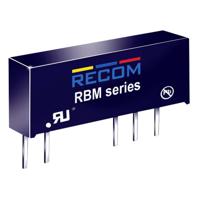 RECOM RBM-1205D DC/DC-converter 12 V -5 V, 5 V -0.1 A 1 W Aantal uitgangen: 2 x Inhoud 1 stuk(s)