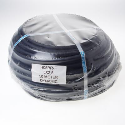 Kabel neopr.zwart 5x2.5 (10m)