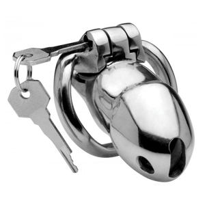 XR Brands Rikers 24-7 - Stainless Steel Locking Chastity Cage