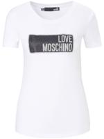 Shirt ronde hals Van Love Moschino wit