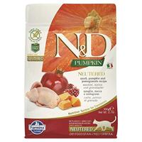 N&D PUMPKIN CAT QUAIL & POMEGRANATE NEUTERED ADULT 300 GR