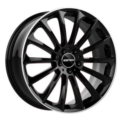 GMP STELLAR Zwart gepolijst met gepolijste rand