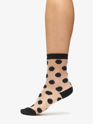 Urban Classics / Sokken Net Socks Dots in wit Urban Classics / Sokken Net Socks Dots in wit