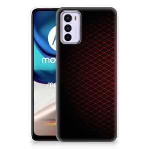 Motorola Moto G42 TPU bumper Geruit Rood