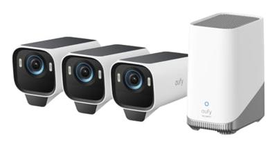 eufy Security eufyCam S3 Pro 3-Cam Kit, Überwachungskamera Aussen, Überwachung-systeem