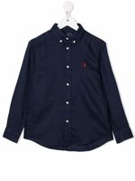 Ralph Lauren Kids chemise Polo Pony à boutonnière - Bleu - thumbnail