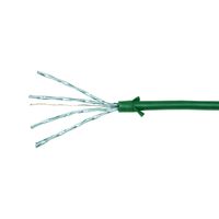 LogiLink CQ9055S RJ45 Netwerkkabel, patchkabel CAT 6A U/FTP 2.00 m Groen Extreem dun, Vlambestendig, Flexibel, Folie afscherming, Halogeenvrij, Snagless, - thumbnail