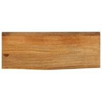 vidaXL Tafelblad met natuurlijke rand 90x20x3,8 cm massief mangohout