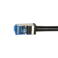 LogiLink CQ7143S RJ45 Netwerkkabel, patchkabel CAT 6A S/FTP 50.00 m Zwart Afgeschermd, UV-bestendig, Oliebestendig 1 stuk(s) - thumbnail