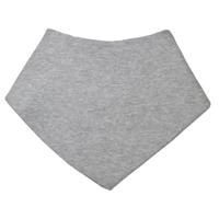 Soft Touch Slabbetje Bandana 20 X 40 Cm Grijs