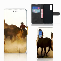 Huawei P30 Telefoonhoesje met Pasjes Design Cowboy