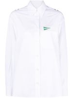 Kenzo chemise Sailor à broderies - Blanc