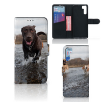 OPPO A91 | Reno3 Telefoonhoesje met Pasjes Honden Labrador