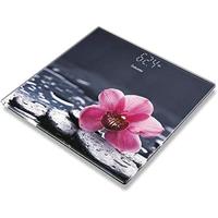 Beurer GS 215 Relax weegschaal met glazen weegplateau, digitale personenweegschaal met Magic-matrixdisplay, weegschaaloppervlak van veiligheidsglas en een draagvermogen van maximaal 180 kg