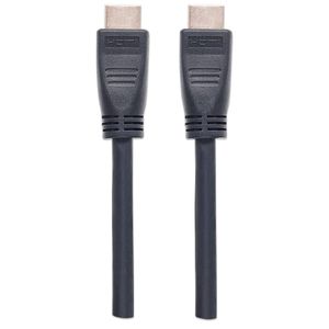 Manhattan 353960 HDMI-kabel HDMI Aansluitkabel HDMI-A-stekker, HDMI-A-stekker 7.50 m Zwart 4K UHD, UL gecertificeerd