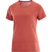 Salomon Cross Run SS Tee dames - ROOD - Dames