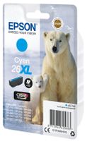 Epson Inktcartridge T2632, 26XL Origineel Cyaan C13T26324012 - thumbnail