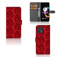 Motorola Edge 20 Lite Hoesje Red Roses - thumbnail