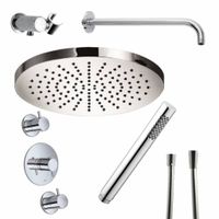 Hotbath Thermostatische Inbouw Douche Set Laddy Met 2 Stopkranen Ibs 2R - Chroom