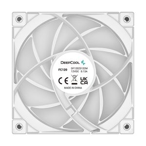 DeepCool FC120-3 IN 1 Computer behuizing Ventilator 12 cm Grijs, Wit 3 stuk(s)