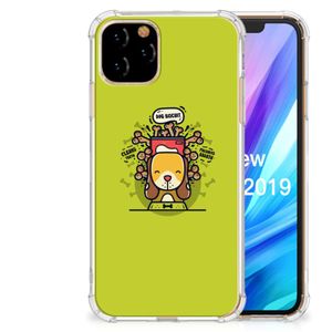 Apple iPhone 11 Pro Stevig Bumper Hoesje Doggy Biscuit