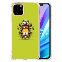 Apple iPhone 11 Pro Stevig Bumper Hoesje Doggy Biscuit - thumbnail