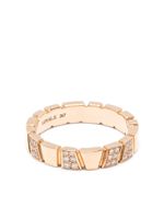 Loyal.e Paris bague Love en or rose 18ct ornée de diamants - thumbnail