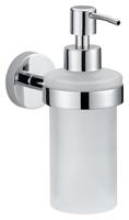 tesa SMOOZ 40323-00000-00 Zeepdispenser 200 ml Chroom (glanzend), Wit (gesatineerd)