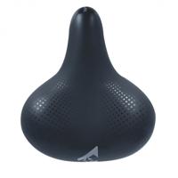 OXC fietszadel Contour Relax 26,5 cm kunstleer/staal zwart