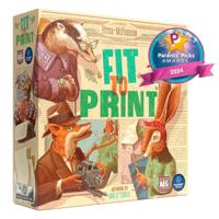 Alderac Entertainment - Fit to Print - Board Game - Base Game - For 1-6 Players - From Ages 10+ - English