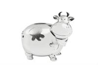 ZILVERSTAD - Kinderartikelen - Spaarpot Koe groot 14cm gelakt