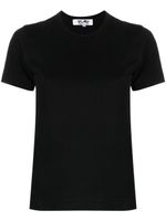 Comme Des Garçons Play t-shirt en coton à patch logo - Noir