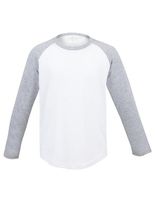 SF Kleding SM271 Kids` Long Sleeved Baseball T