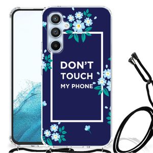 Samsung Galaxy A54 5G Anti Shock Case Flowers Blue DTMP