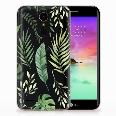 LG K10 2017 TPU Case Leaves