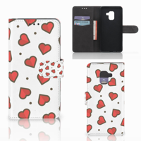 Samsung Galaxy A8 2018 Telefoon Hoesje Hearts