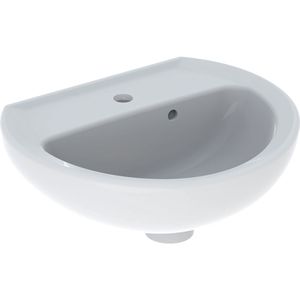 Geberit Bastia fontein rond met kraangat 40x33cm wit glans