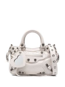 Balenciaga petit sac cabas Neo Cagole - Tons neutres