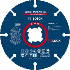 Bosch Accessories EXPERT Carbide Multi Wheel X-LOCK 2608901192 Doorslijpschijf recht 115 mm 1 stuk(s)