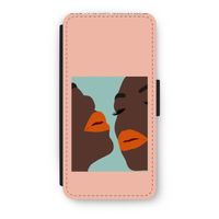 Orange lips: iPhone 7 Flip Hoesje