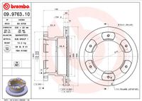 Remschijf BREMBO, Remschijftype: Binnen geventileerd, u.a. für Iveco - thumbnail