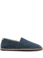 Brunello Cucinelli mocassins à design sans lacets - Bleu - thumbnail