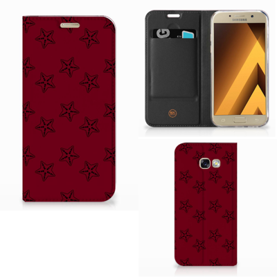 Samsung Galaxy A5 2017 Hoesje met Magneet Sterren Samsung Galaxy A5 2017 Hoesje met Magneet Sterren