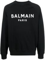 Balmain sweat à logo imprimé - Noir - thumbnail