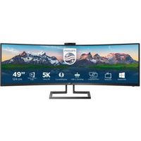 Philips P-Line 499P9H/00 49 Ultrawide Quad HD USB-C 90W Curved VA Monitor