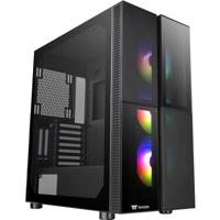 Thermaltake Versa T26 ARGB | Mid-Tower-ATX-PC-chassis | PC-behuizing | 4 mm gehard glas | zwart